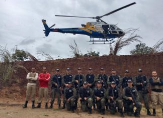 Curso de Operador Aerotático da Secretaria da Segurança completa 40 dias