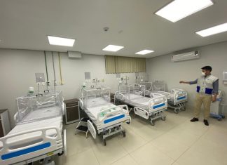 Hospital Estadual de Combate à Covid-19 começa a receber pacientes
