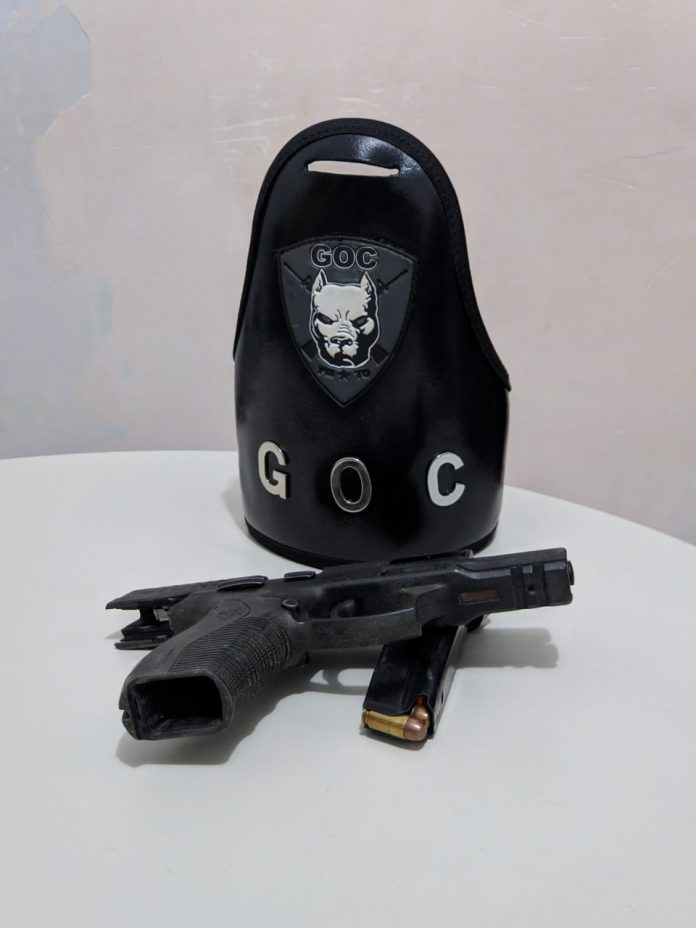 Polícias apreendem arma de fogo e munições em posse de suspeito de assalto em Guaraí durante operação Tamoios