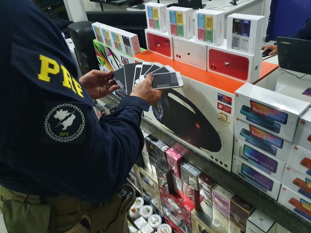 PRF apreende na BR 153 cargas de eletrônicos avaliada em mais de R$ 75 mil