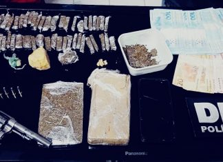 Ação da Polícia Civil resulta na apreensão de drogas grande quantidade de dinheiro, arma de fogo e na prisão de traficante em Nova Olinda