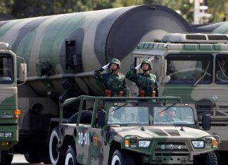 EUA estão preocupados com aumento de armas nucleares da China