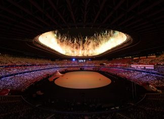 Veja fotos da cerimônia de abertura dos Jogos Olímpicos de Tóquio