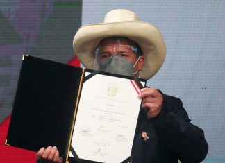 EUA felicitam Pedro Castillo, presidente eleito do Peru; posse terá 10 mil policiais