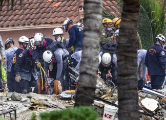 Filha de bombeiro é encontrada morta nos escombros de desabamento na Flórida