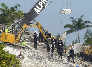 Sobe para 27 o número de mortos em desabamento na Flórida