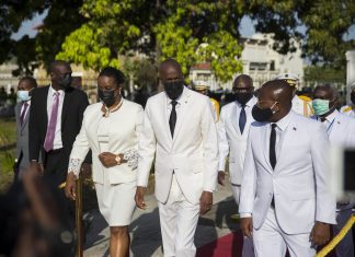 Viúva de presidente Jovenel Moise retorna ao Haiti após se recuperar em hospital nos EUA