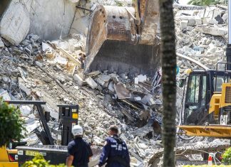 Sobe para 95 o número de mortos em desabamento na Flórida
