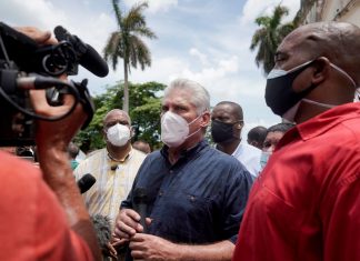 Presidente de Cuba diz que protestos são consequência de embargo econômico promovido pelos EUA