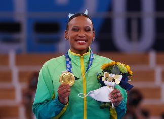 Rebeca Andrade, ouro histórico no salto: veja FOTOS e VÍDEOS da ginasta em Tóquio