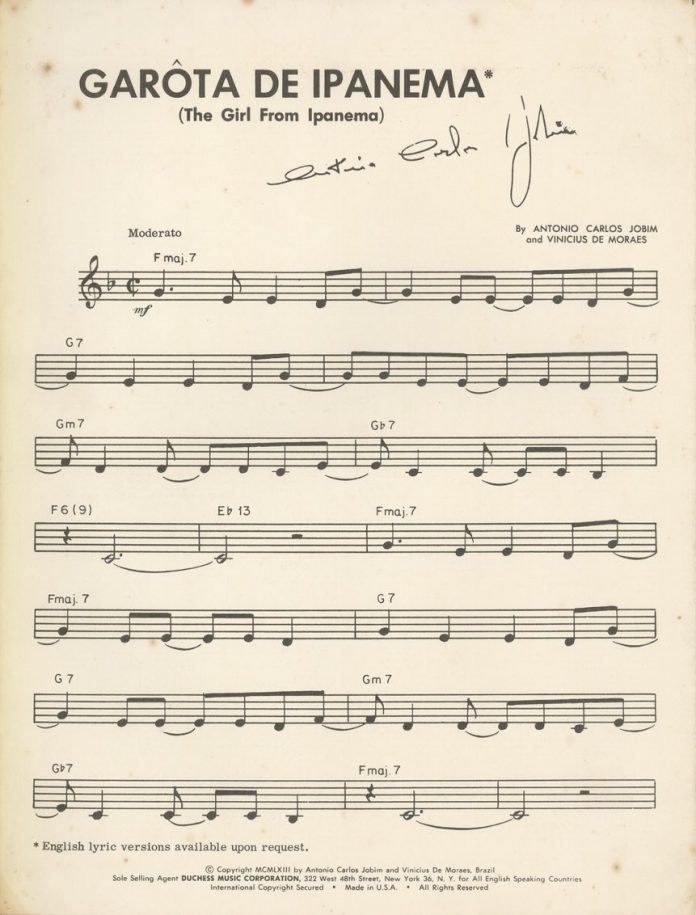 garotadeipanemapartitura