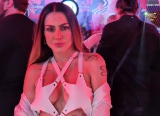 Cleo ousa em look para o Lollapalooza: ‘Quis vir pelada, mas vestida’