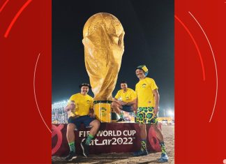Filhos do Gaúcho da Copa chegam ao Catar para acompanhar torneio: ‘legado’; VÍDEO