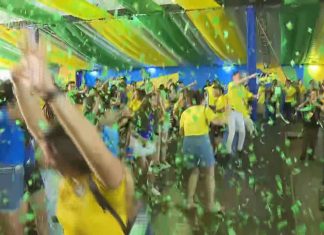 Torcedores comemoram vitória da Seleção Brasileira em diversos pontos de Belo Horizonte