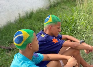 ‘Copa de Cria’: depois de viralizar, penteado para a Copa do Mundo com a bandeira do Brasil ganha mais adeptos
