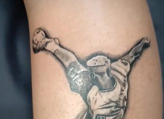 Estudante de Ribeirão Preto tatua jogada de Richarlison do segundo gol contra Sérvia