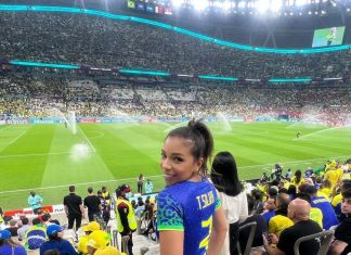 Belle Silva, mulher do capitão Thiago Silva e batizada na web de ‘primeira-dama da seleção’, conta bastidores da vida no Catar