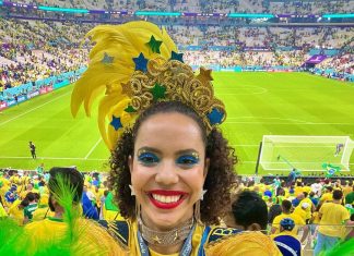 Canarinha pistola, Onça-pintada e Paquita 2.0: com fantasias excêntricas, baiana mostra curiosidades do Catar