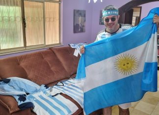Após conhecer Maradona, morador de São Gonçalo se torna fã da seleção argentina e torce para os ‘hermanos’