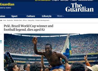‘Lenda do futebol’: imprensa internacional repercute a morte de Pelé