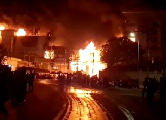 Incêndio em cassino na fronteira de Camboja com Tailândia mata 7 e fere 53