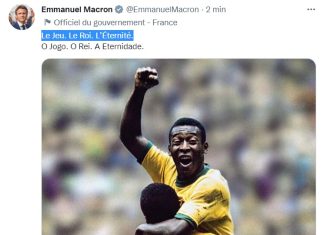 Morre Pelé: ‘O Jogo. O Rei. A Eternidade’, diz Macron, presidente da França
