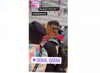 Luva de Pedreiro chega ao Catar e tira fotos com fãs no aeroporto: ‘Obrigado, Deus, pai’
