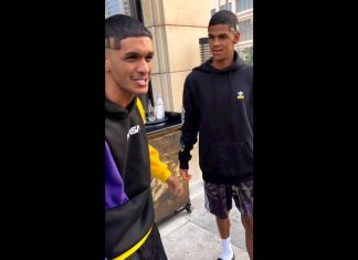 Após conhecer sósia árabe, Luva de Pedreiro se encontra com craque francês N’Golo Kanté: ‘Graças a Deus, pai’