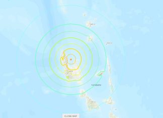 Terremoto de magnitude 7 atinge Vanuatu no Pacífico