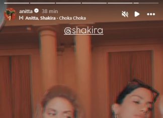 ‘Choka Choka’: Anitta vai cantar com Shakira no Rio e posta vídeo de ‘ensaio’ no Copacabana Palace