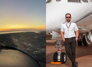 Piloto registra pôr do sol em Palmas antes de pouso e vídeo chama atenção nas redes sociais; assista
