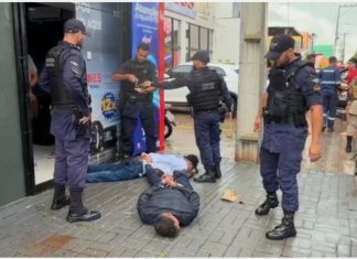 Assalto com live foi interrompido após cliente sair para acalmar filho e ver criminosos entrando na loja