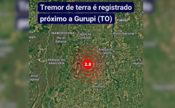 Tremor de magnitude 2,8 registrado no TO é relativamente comum no país, diz RSBR