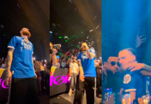 Rapper Hades66 é atingido por copo de vidro durante show