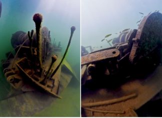 Pescador mergulhou nove metros para localizar casa e maquinários submersos no Lago de Palmas; VÍDEO